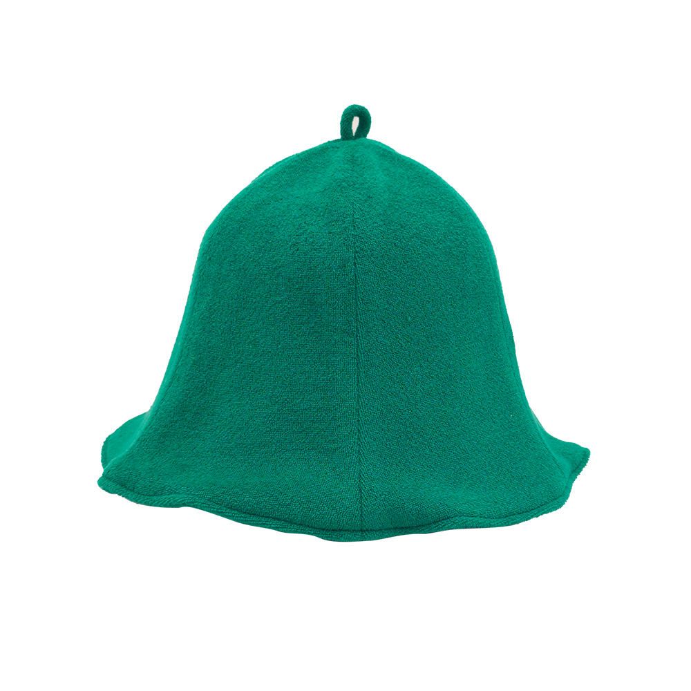 Sauna Hat Cotton Toweling High Quality Bucket Hat Double Layers Sauna Hat - 图片 6