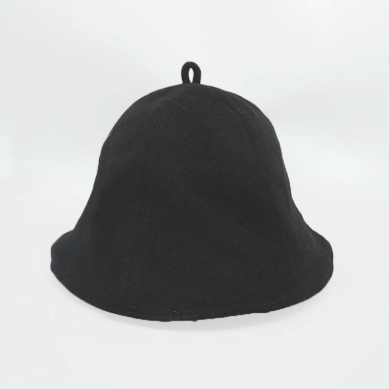 Sauna Hat Cotton Toweling High Quality Bucket Hat Double Layers Sauna Hat - 图片 3