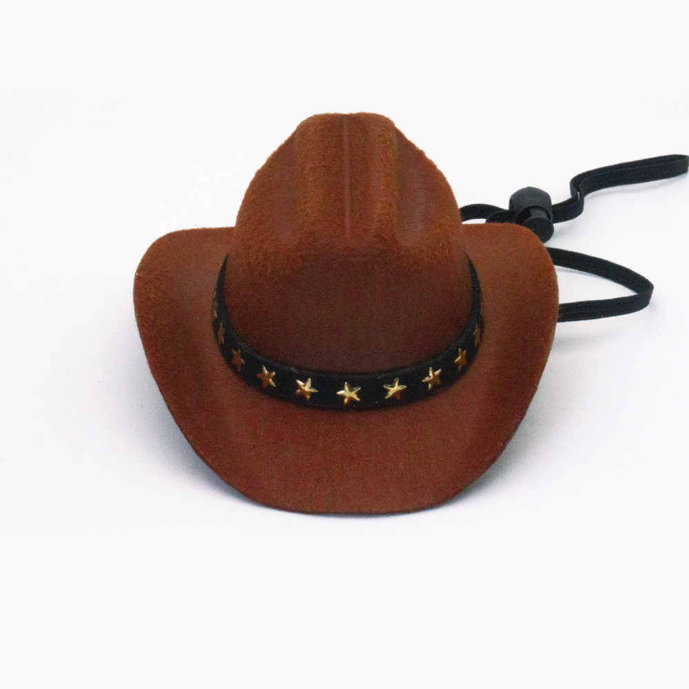 Cowboy Pet Hat Cosplay Cap for Dogs and Cats Six Colors - 图片 7