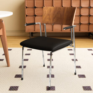 Solid wood backrest chair